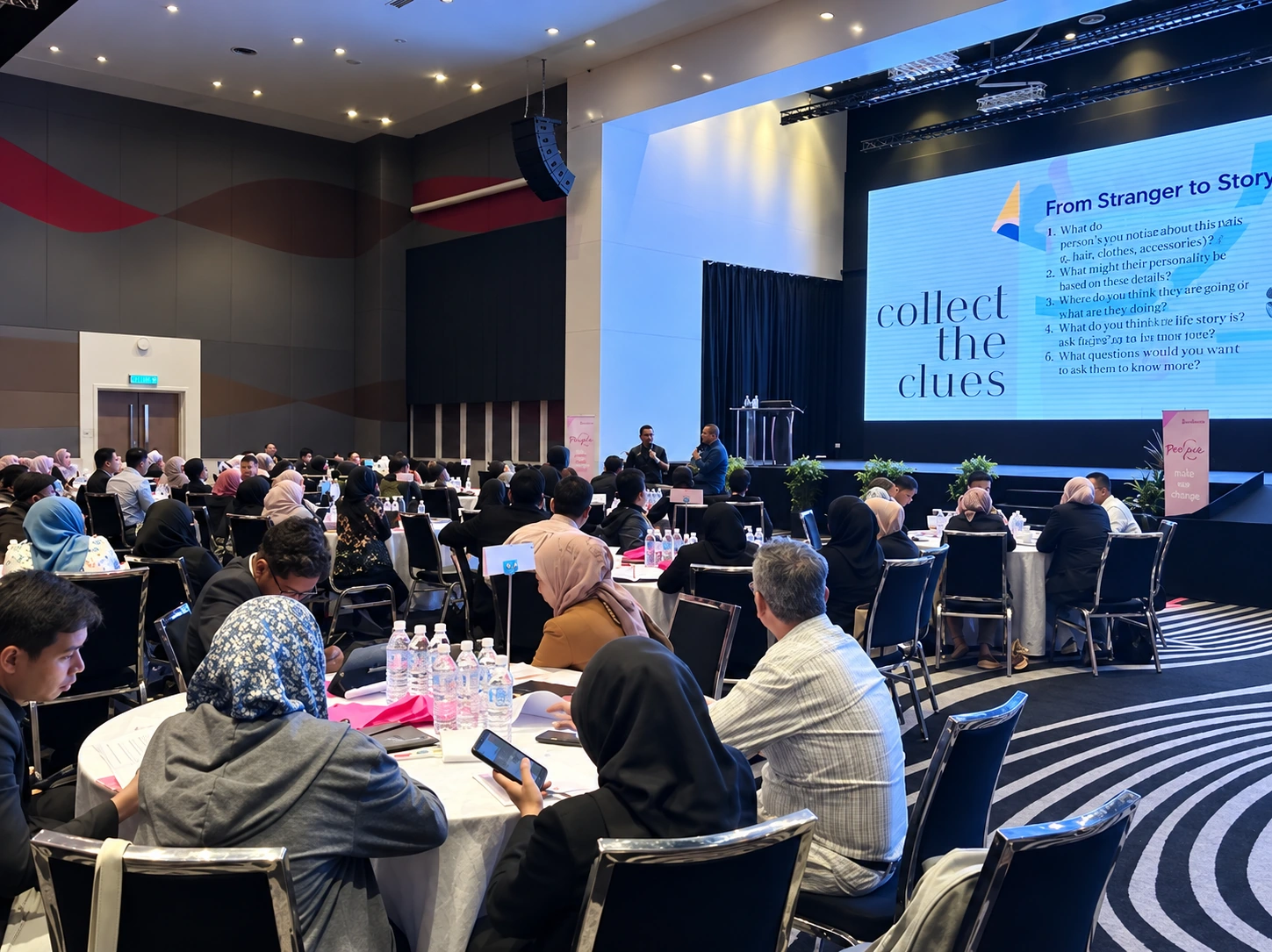 Large-scale facilitated learning programme